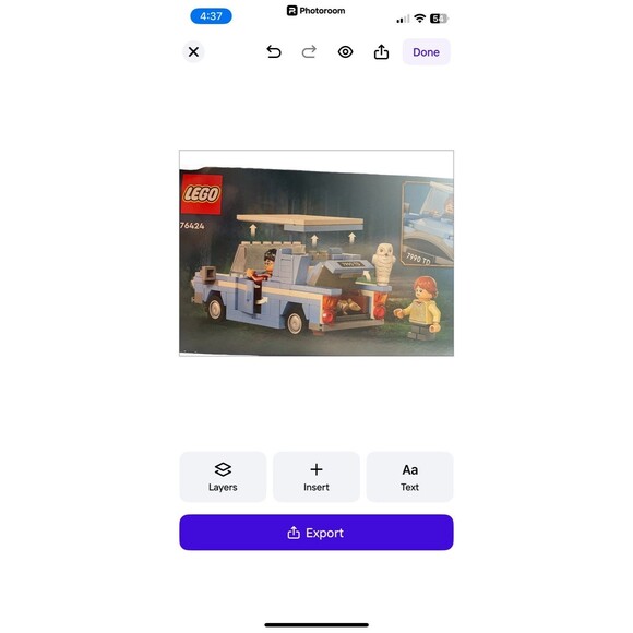 LEGO Harry Potter Flying Ford Anglia Car With 2 Minifigures + Owl & Rat NEW - Picture 7 of 7